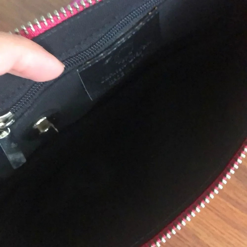 Carmen Steffens Y2K Leopard with pink trim handbag ￼ - Picture 3 of 7